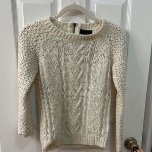 Cozy Cream Cable Knit Sweater